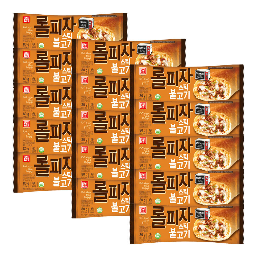 한성기업 롤피자스틱 불고기 80g X 15개