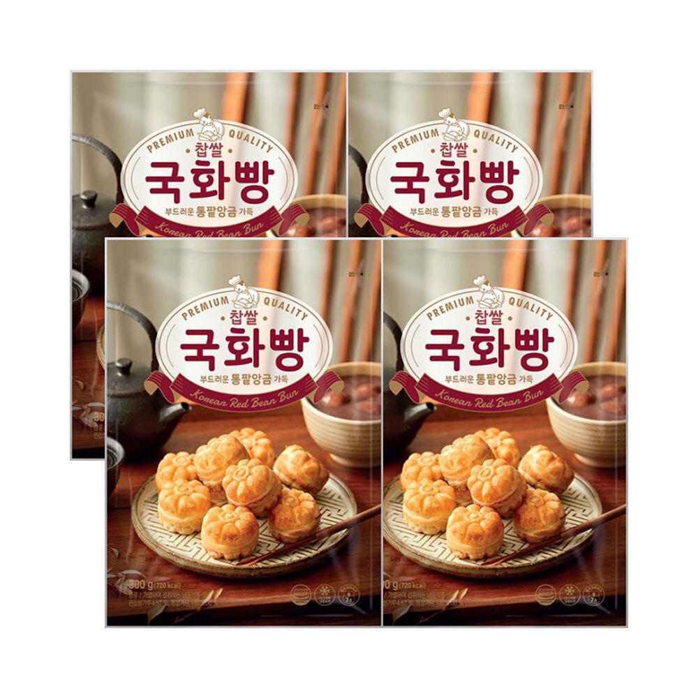 한성기업 찹쌀 국화빵 300g X 4개