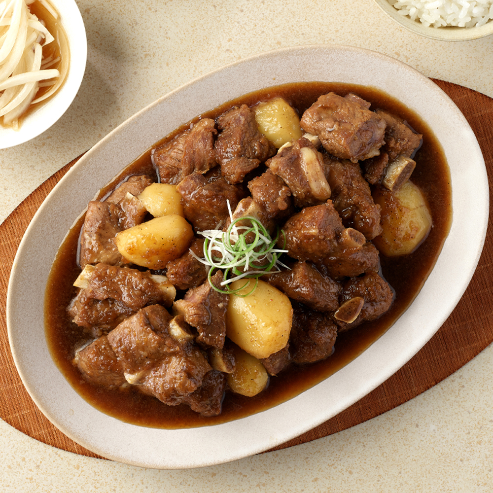 [바른] 달콤한 양념 부드러운 돼지갈비찜 1kg x 2세트