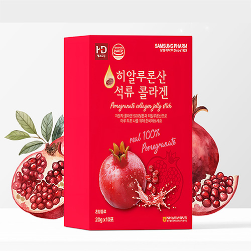 [삼성제약] 저분자 콜라겐 석류농축액 100%  히알루론산 석류콜라겐 20g x 30포
