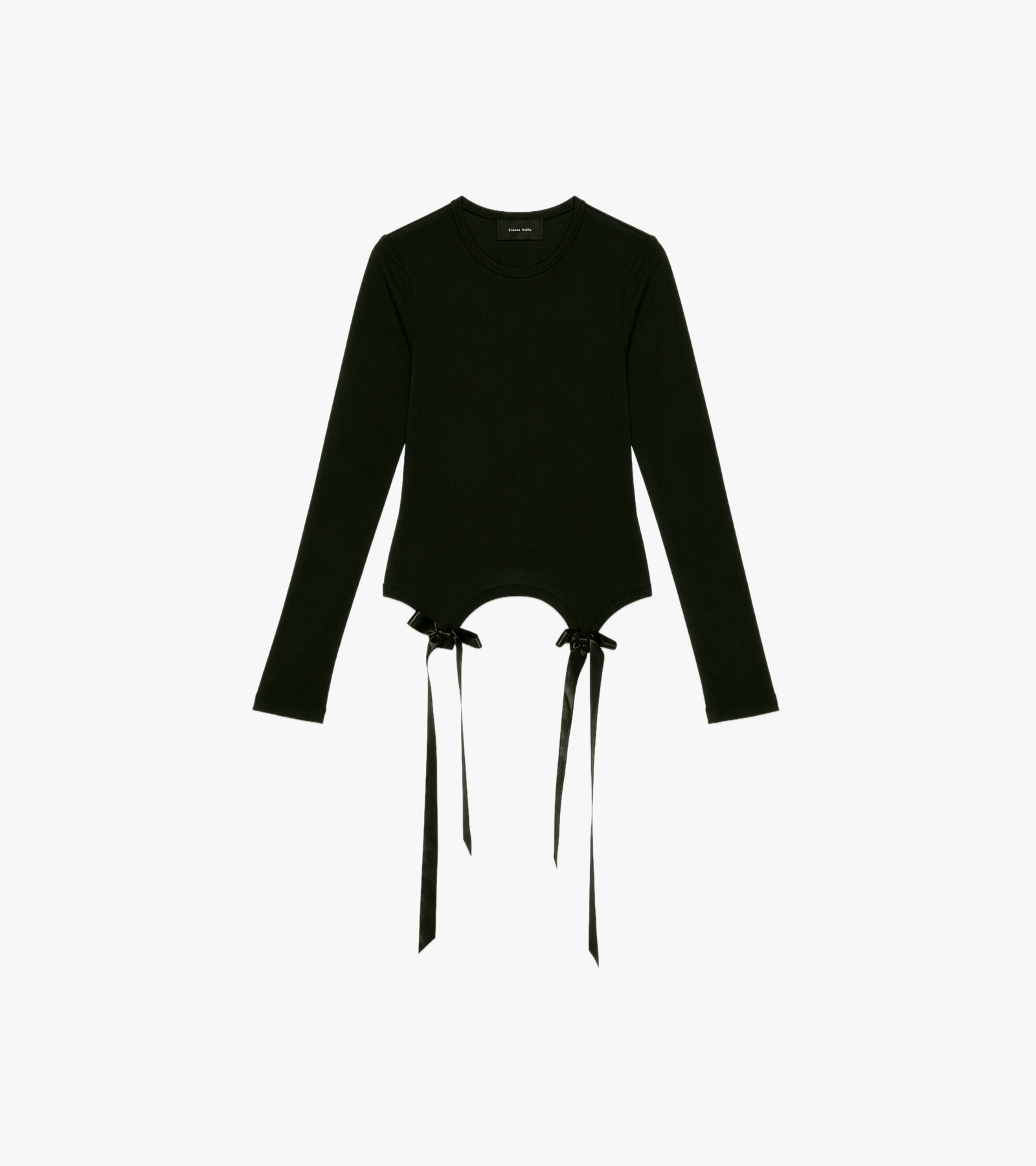 Bow Tail Easy Long Sleeve T-Shirt