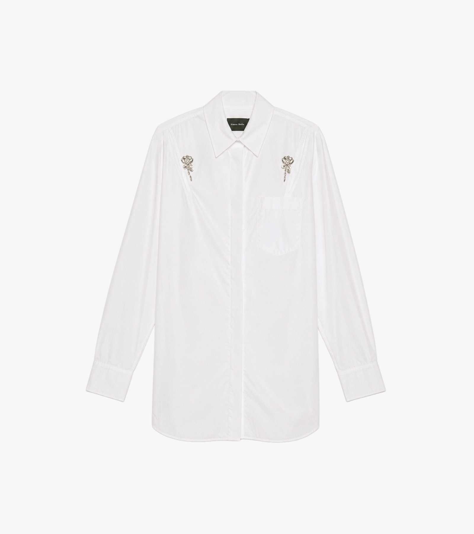 Cuff Detail Masculine Slash Shirt