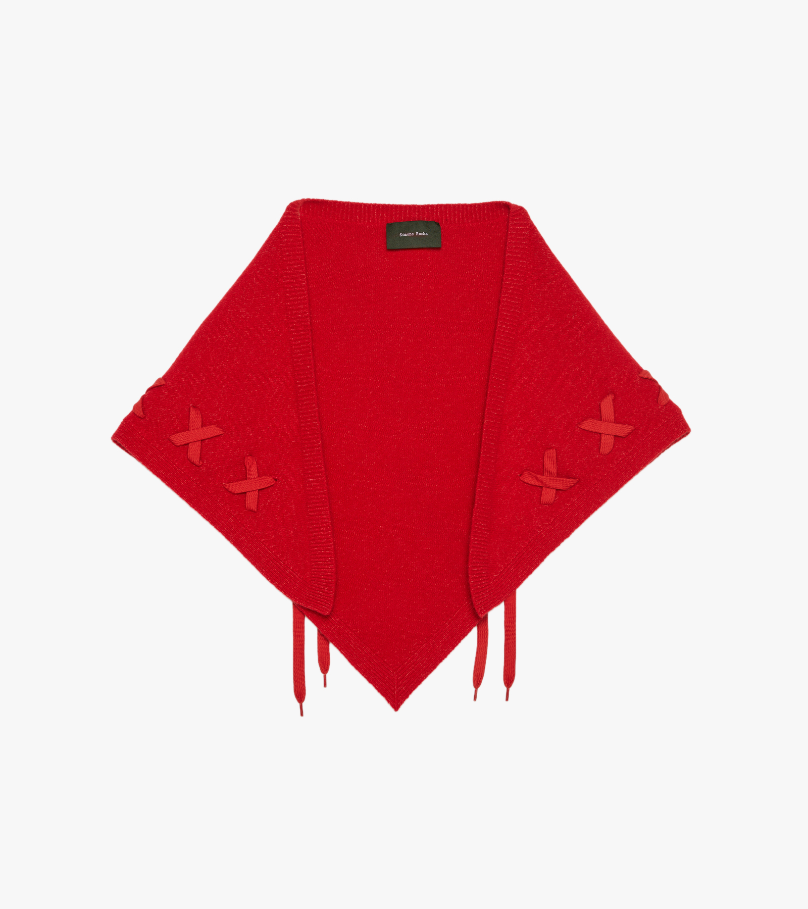 Merino Lace Up Neckerchief