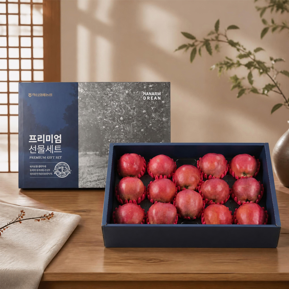 [익산원예농협] 사과 프리미엄 명절 선물 세트 특 5kg 16과 내외