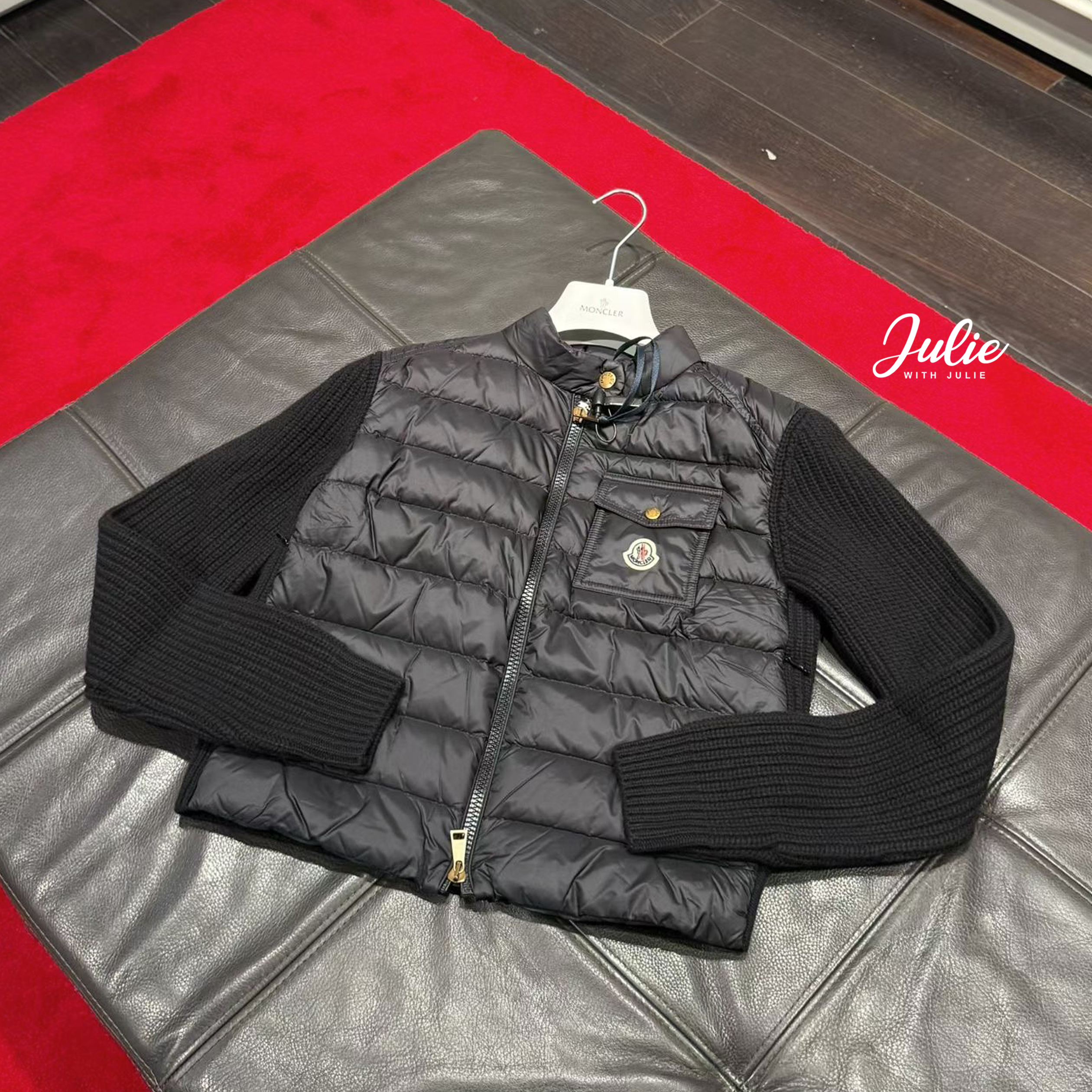 [개인결제창] [MONCLER] 몽클레르 여성 집업 패딩가디건 , 블랙