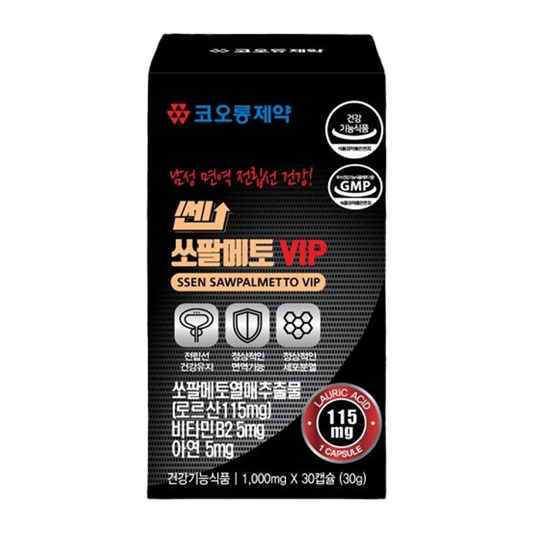 [코오롱제약] 쎈 쏘팔메토 VIP (1,000mg)