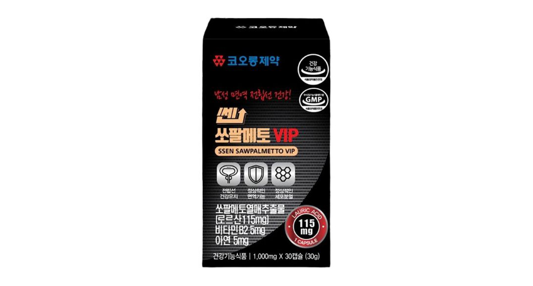 [코오롱제약] 쎈 쏘팔메토 VIP (1,000mg)