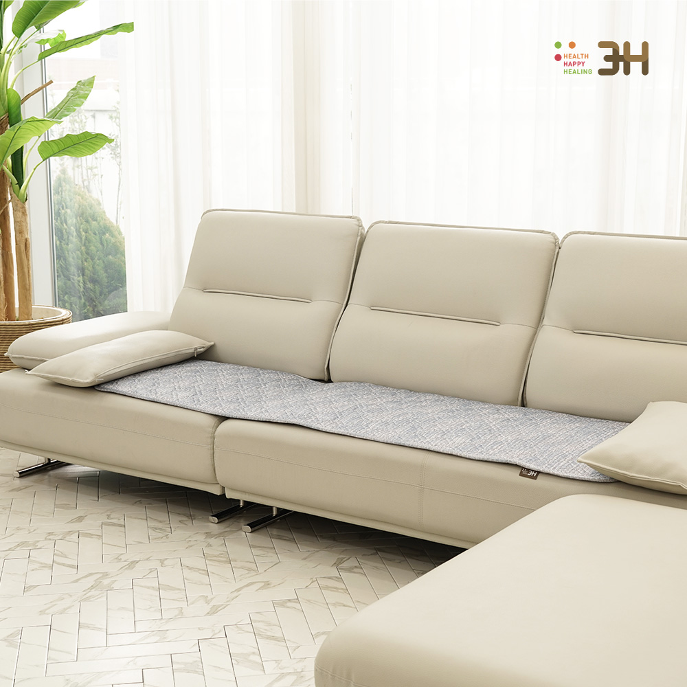 [3H한일온열기] 5세대 극세사 세미마이크로 그래핀 온열 탄소매트 4인용 소파 전기방석