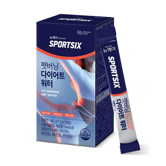 뉴케어 스포식스 팻버닝 다이어트 워터 (7g×20포) /10일분
