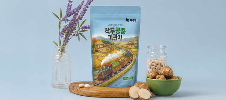 [화곡원] 우리 땅에서 자란 100% 국내산 작두콩콩 기관차 1.5g x 30티백