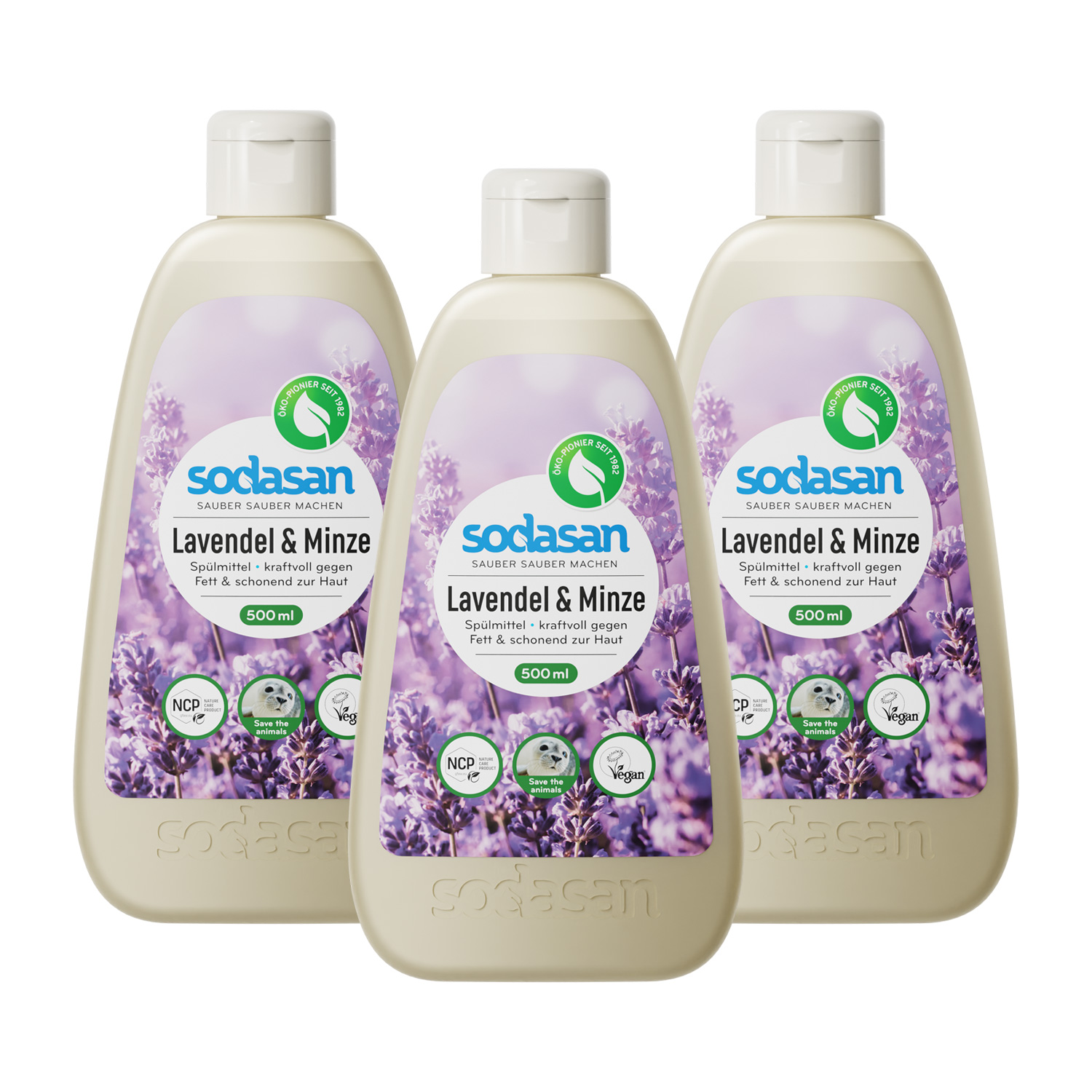 소다산 주방세제 라벤더&민트 500ml 3개