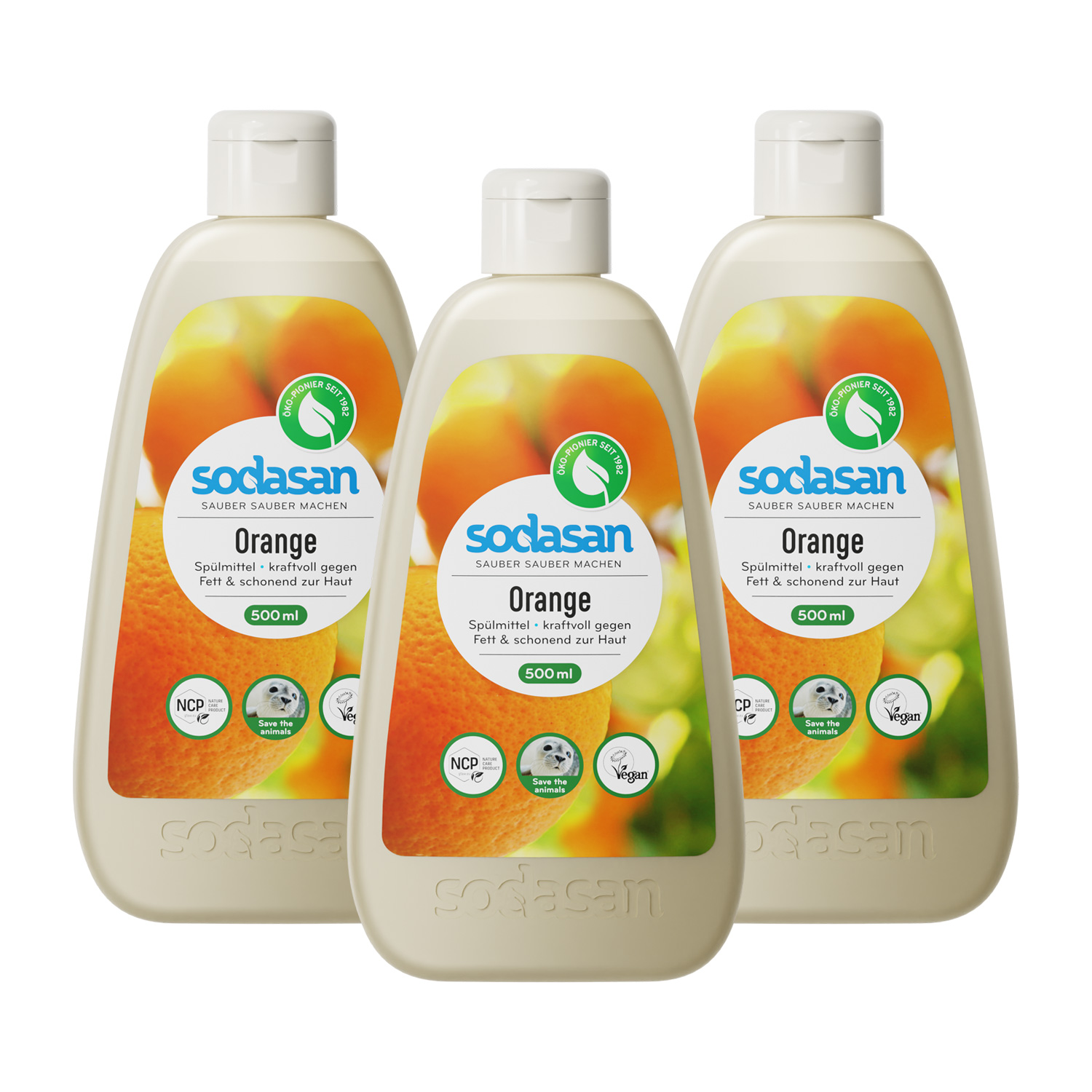소다산 주방세제 오렌지 500ml 3개