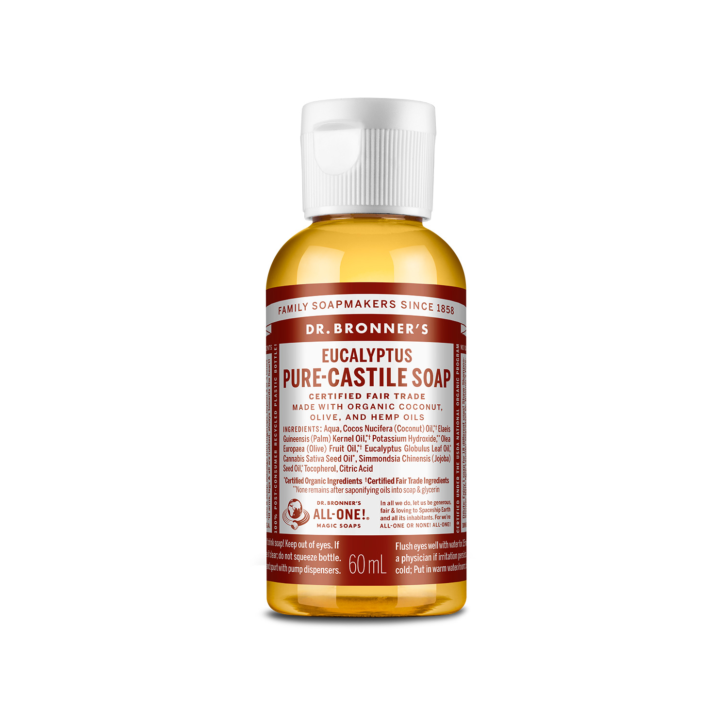 닥터브로너스 캐스틸 솝 유칼립투스 60ml