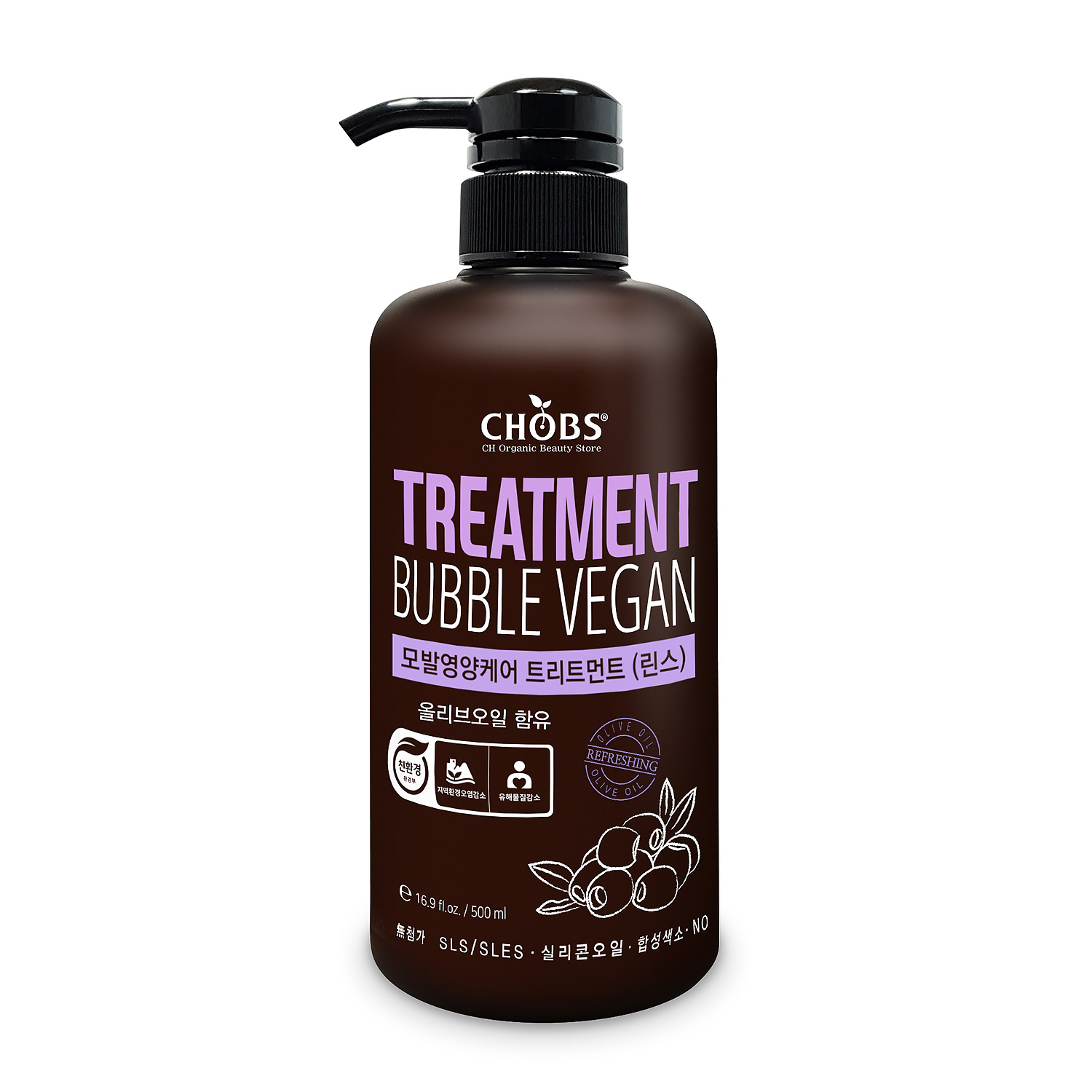 CHOBS(찹스) 트리트먼트 버블 비건 500ml