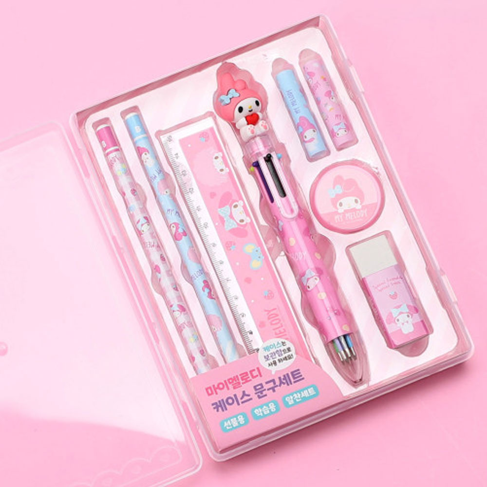 [이번주 PICK!] 산리오 캐릭터즈 케이스 문구세트 (마이멜로디) 1p