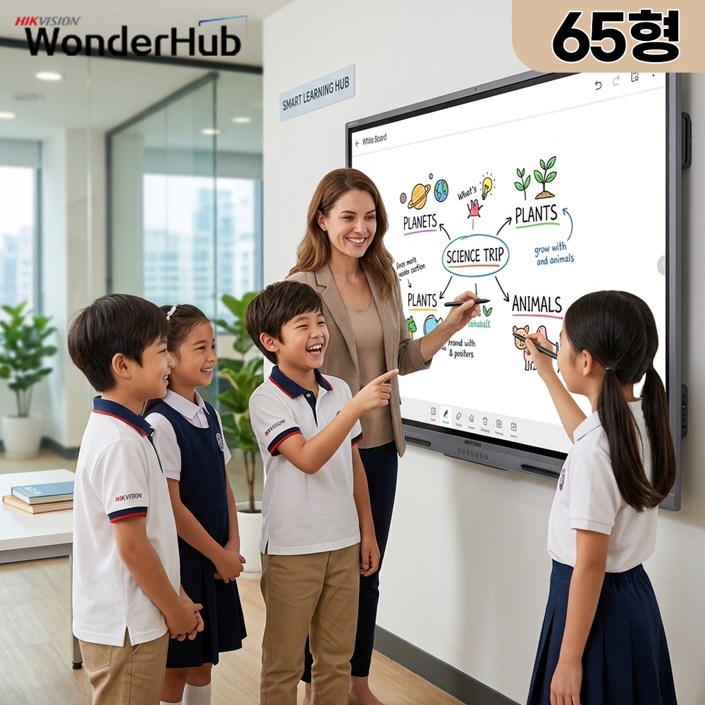 하이크비전 원더허브 65형 전자칠판 DS-D5C65RB/A