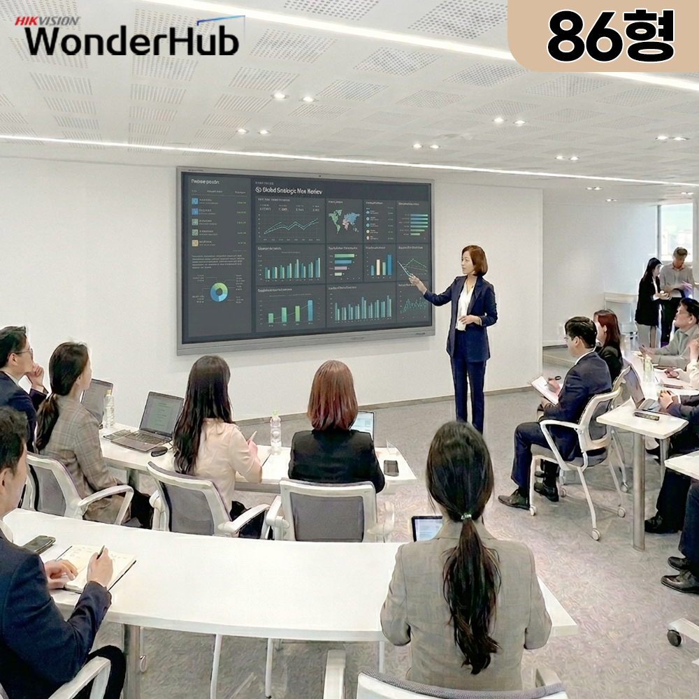 하이크비전 원더허브 86형 전자칠판 DS-D5C86RB/A