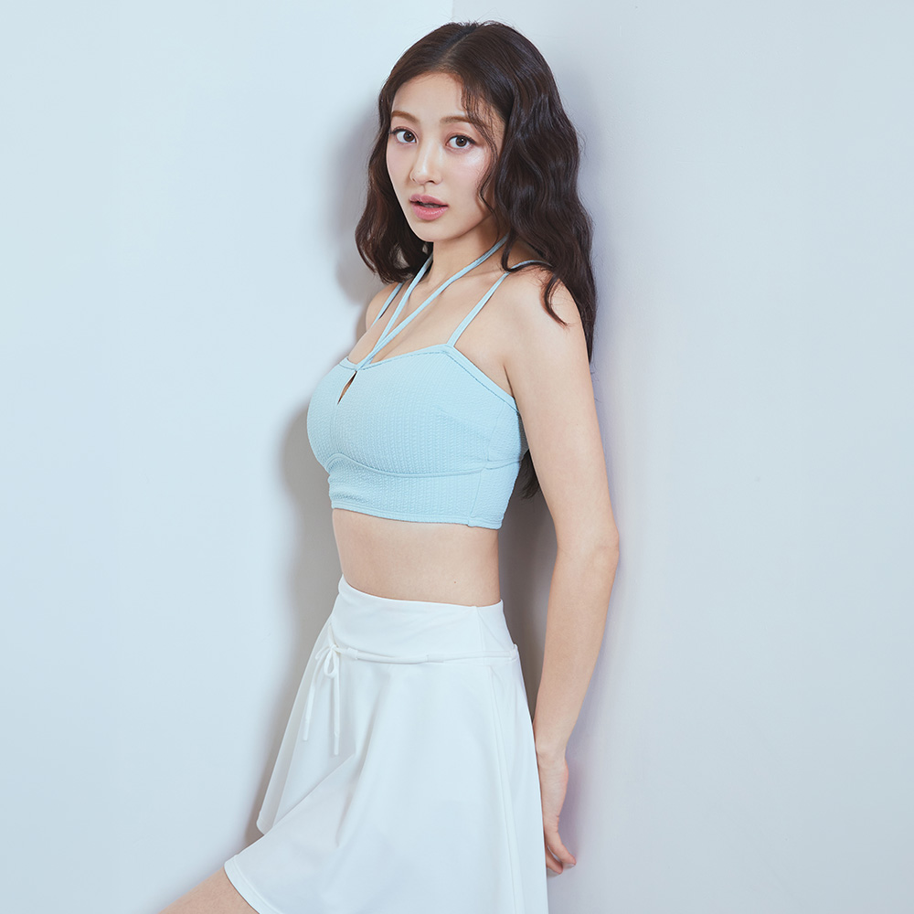 배럴 우먼 에센셜 레깅스 스커트 오프화이트