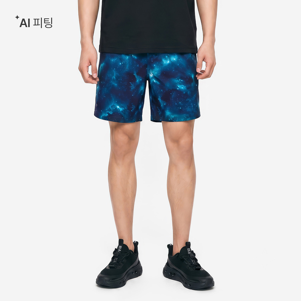 배럴 맨 스페이스 워터 쇼츠 4부 네이비