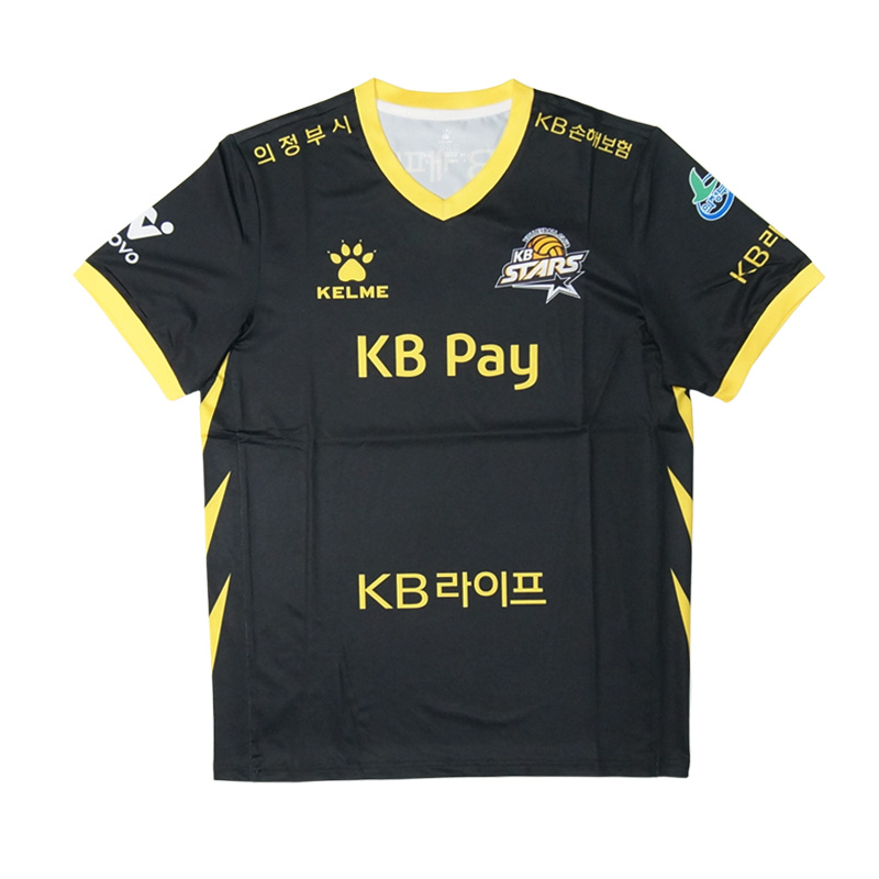 KB STARS 24-25 블랙 유니폼 상의