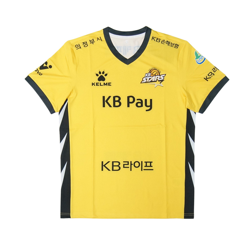 KB STARS 24-25 옐로우 유니폼 상의