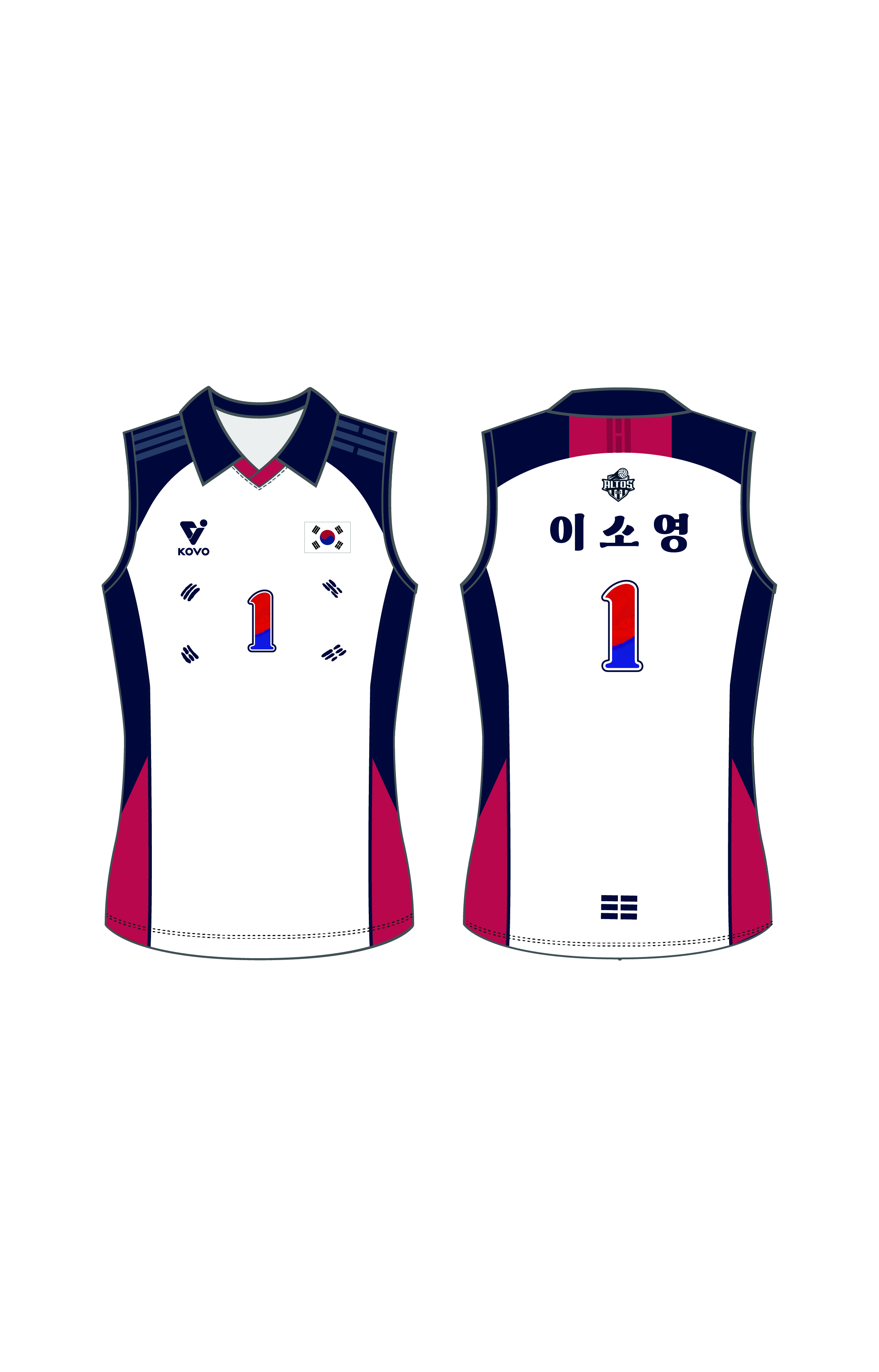 [IBK기업은행] 2024-25 대한민국 유니폼 마킹키트