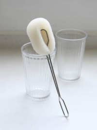 스텐 손잡이 병 세척솔 다용도 세척 수세미 24cm