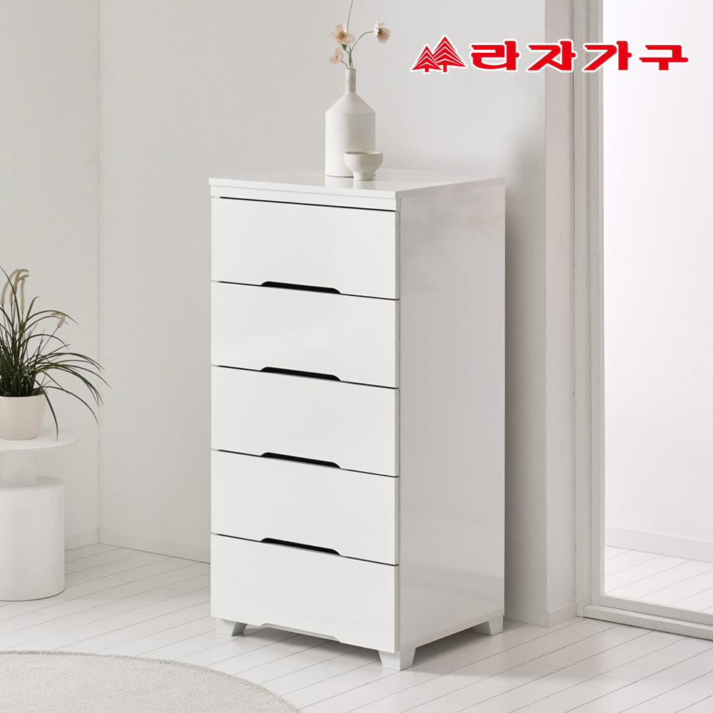 라자가구 로나 600 5단 속깊은 다용도 옷 수납 서랍장