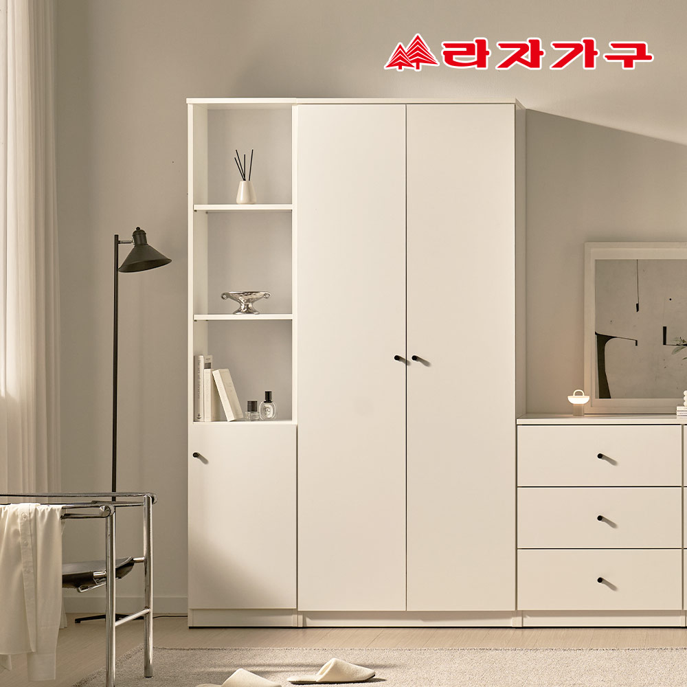 라자가구 더모어 키큰 장롱 긴문 옷장 800