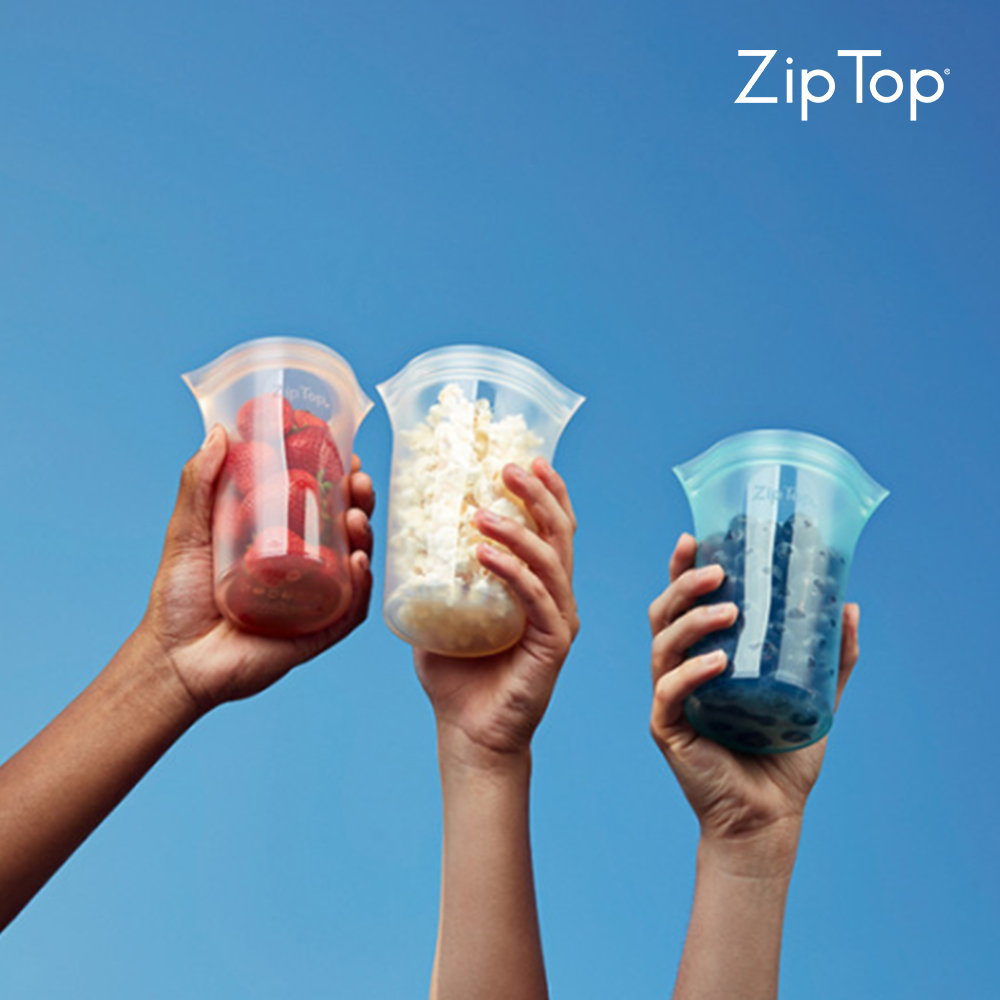 [타임특가] Zip Top 집탑 실리콘 지퍼백 컵 (SS/S/M/L)