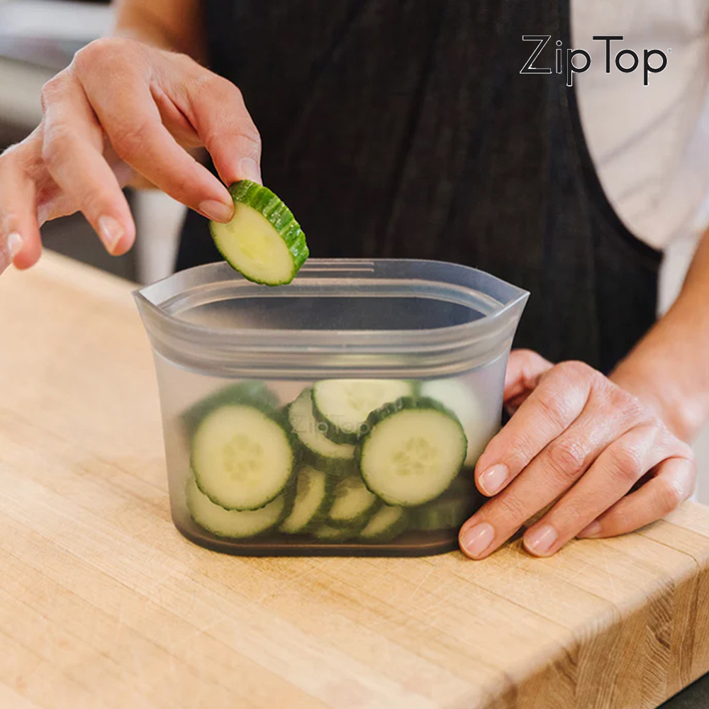 [한정수량/역대급할인] Zip Top 집탑 실리콘 지퍼백 디쉬 (S/M/L)