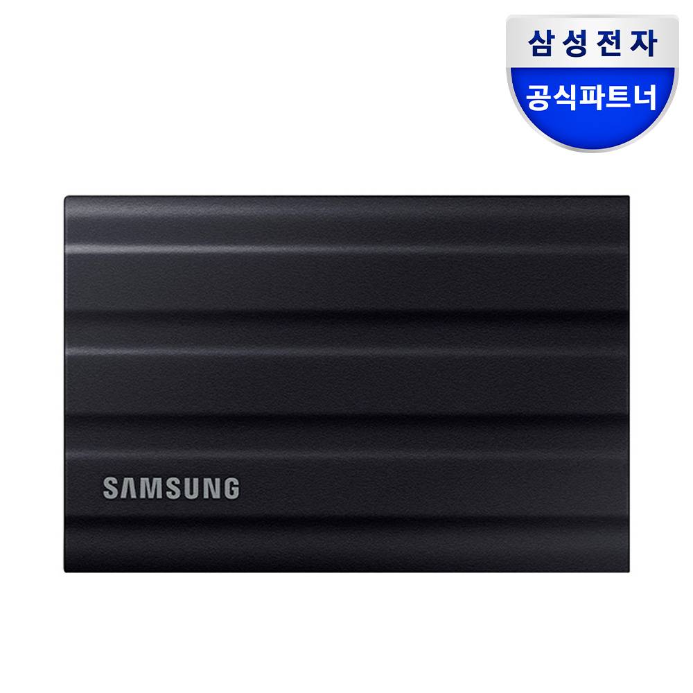 [삼성전자] 포터블 외장 SSD T7 Shield 1TB 블랙 + 파우치