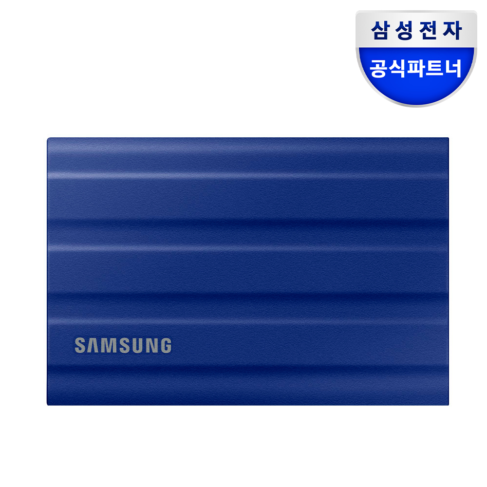 [삼성전자] 포터블 외장 SSD T7 Shield 2TB 블루 + 파우치