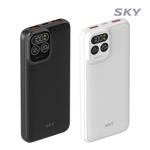 스카이 필 PD10 22.5W LCD 디스플레이10000mAh 고속 충전 보조배터리