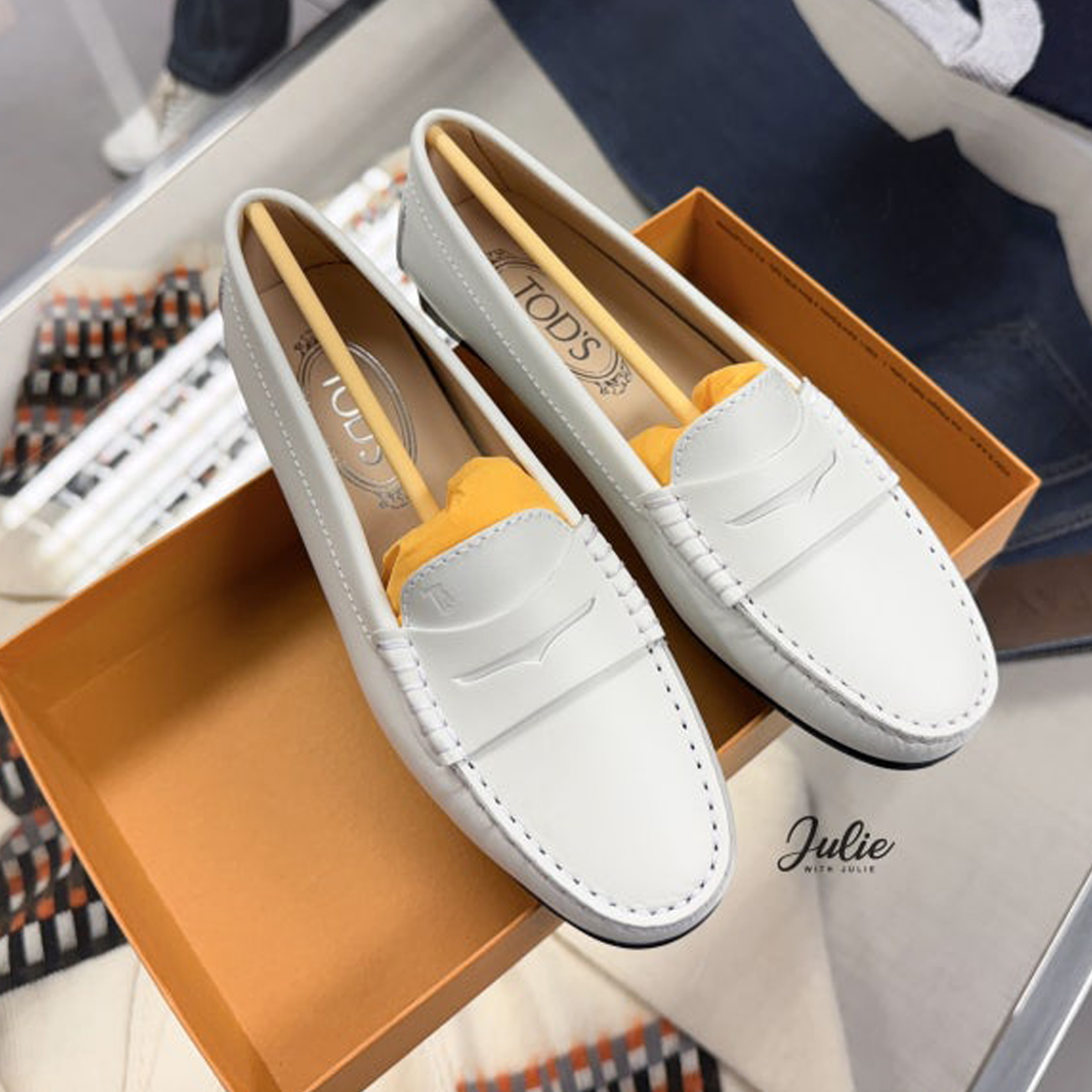 [TOD'S] 토즈 여성 시티고미노 드라이빙슈즈