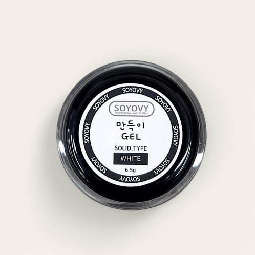 [소요비] 미니 만득이젤 화이트 쪼물젤 6.5g