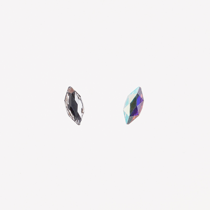 [오스트리아 크리스탈] 2201 마르퀴즈 플랫백 5개입 (1.8x4mm)