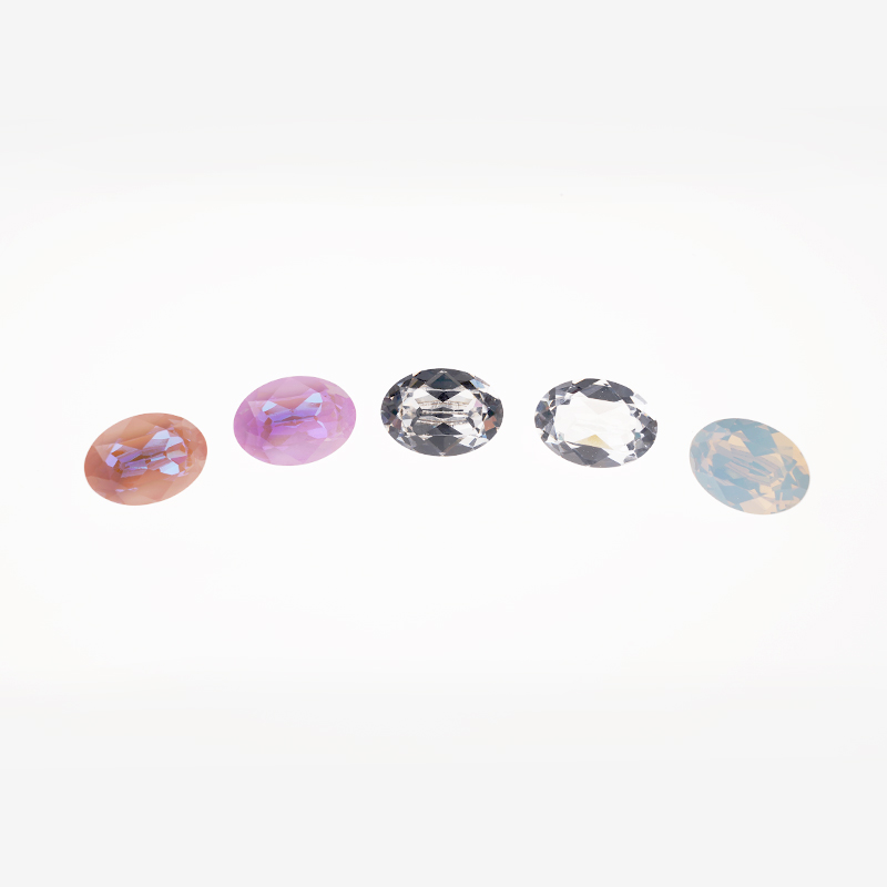[오스트리아 크리스탈] 4120 오벌 팬시 V컷 1개입 (10x14mm)