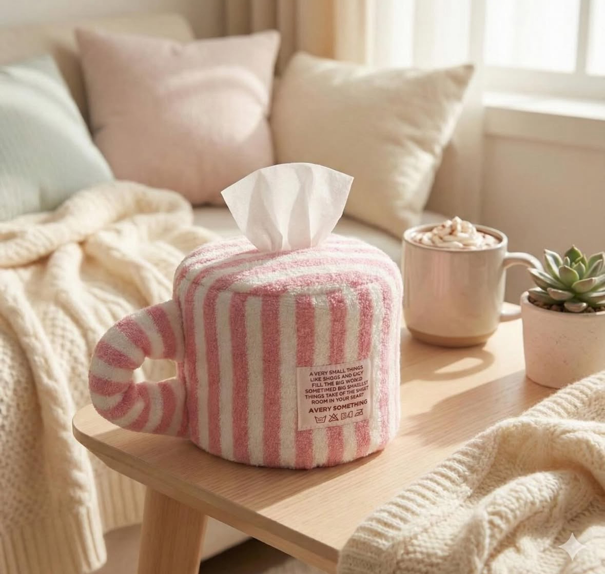 두루마리휴지케이스 머그롤티슈케이스 mug roll tissue case 핑크