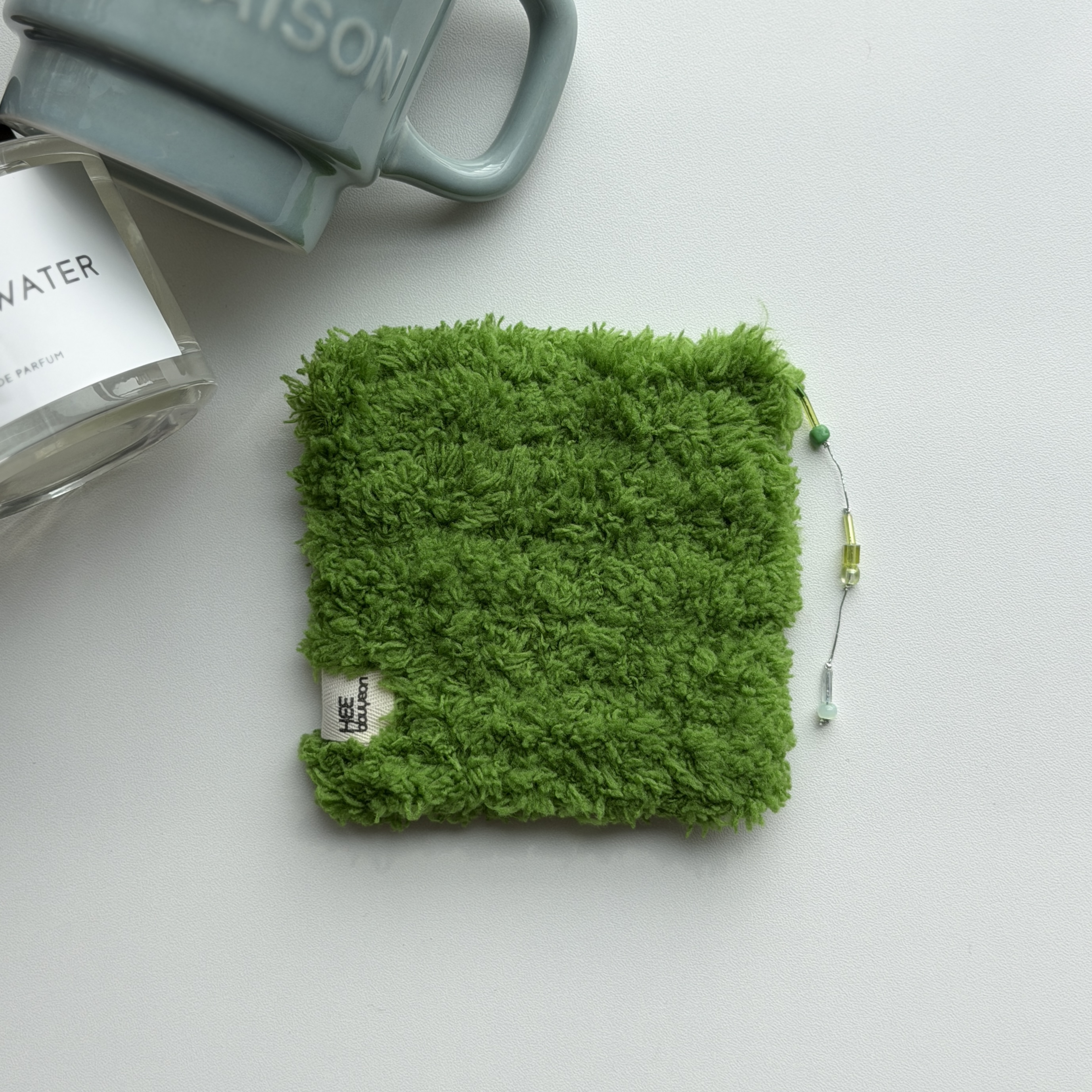Forest Dreaming Tea Coaster 핸드메이드 뜨개 잔디코스터