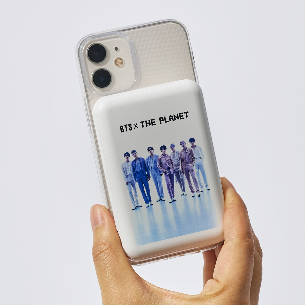 방탄소년단(BTS) 20W 고속충전 맥세이프 무선 보조배터리 5000mAh+25WPD충전기증정