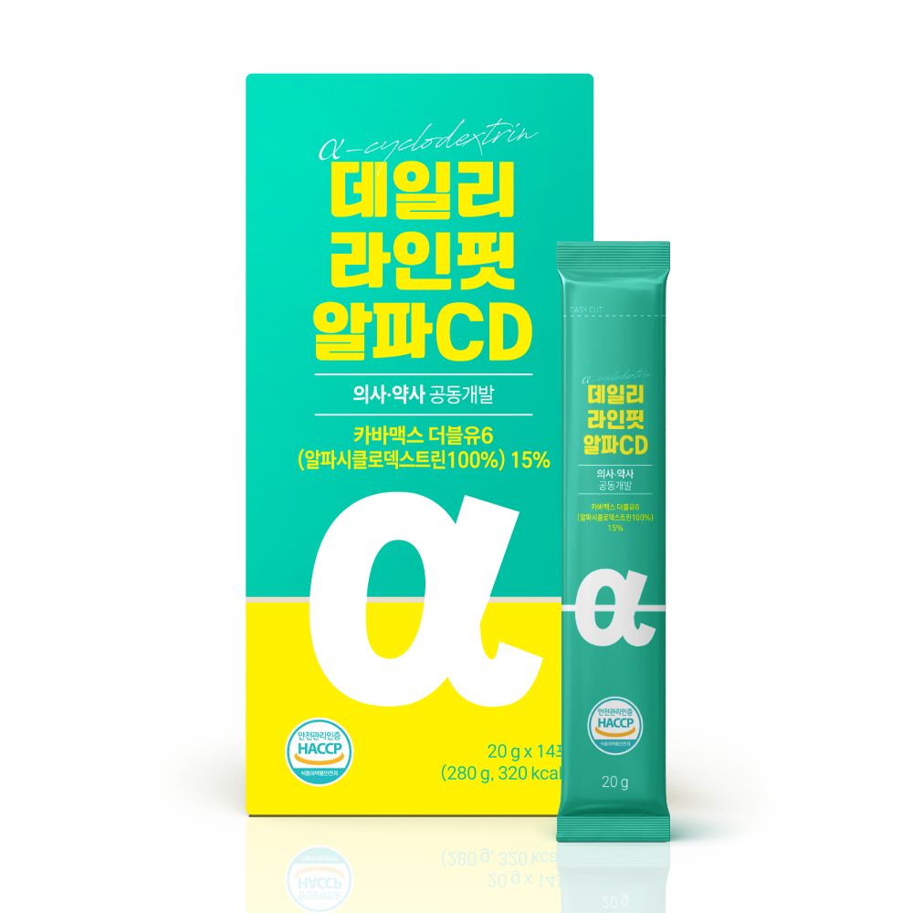 데일리라인핏알파CD 다이어트젤리 파인애플맛 1박스 14포