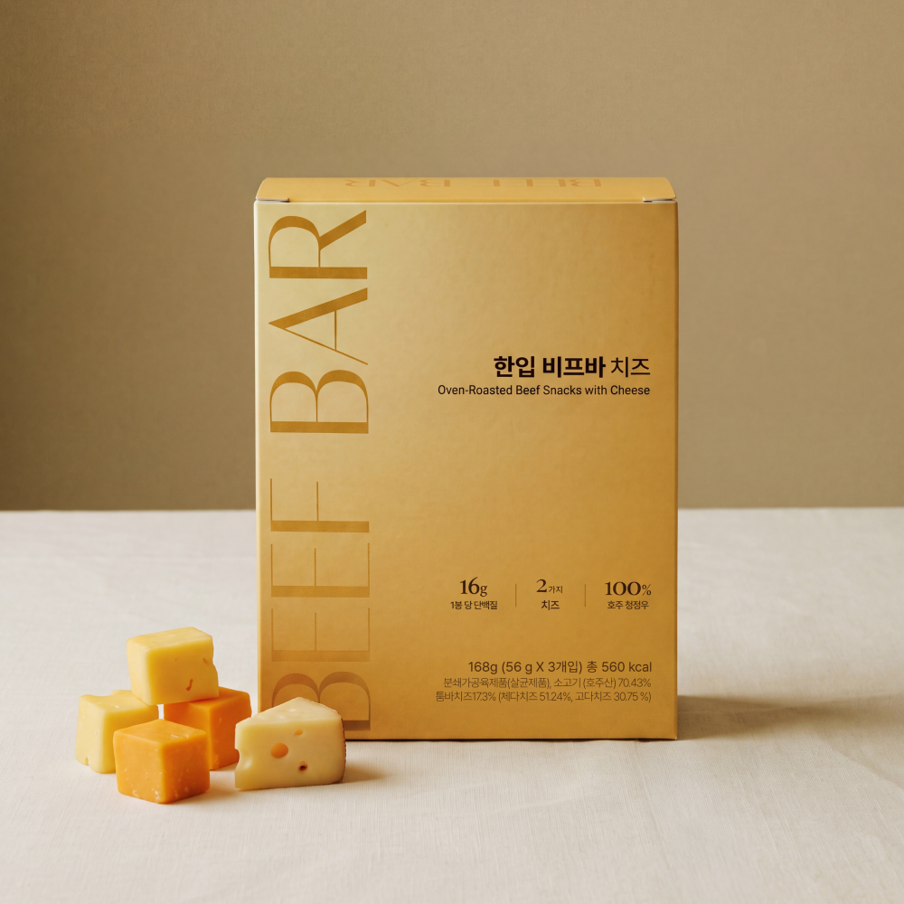도르리 한입 비프바 치즈 기프트 박스 1 BOX (파우치 3개입)