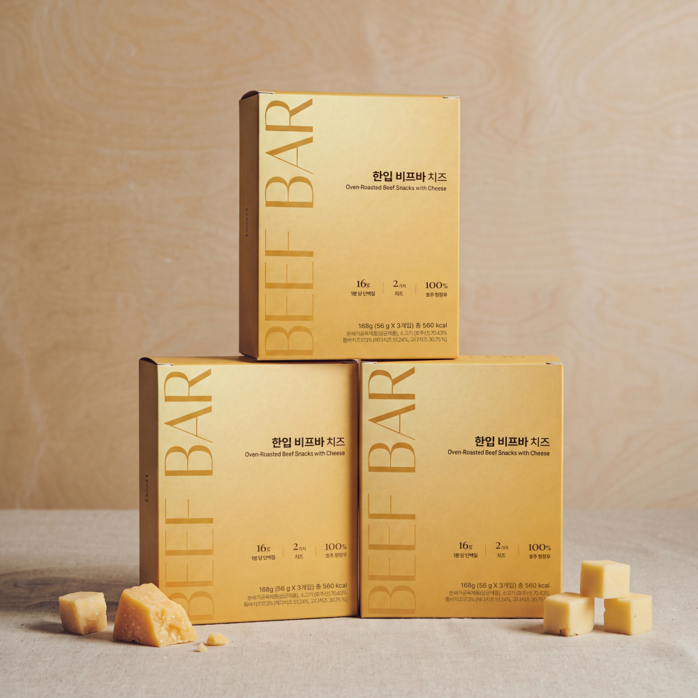 도르리 한입 비프바 치즈 기프트 박스 3 BOX (파우치 9개입)