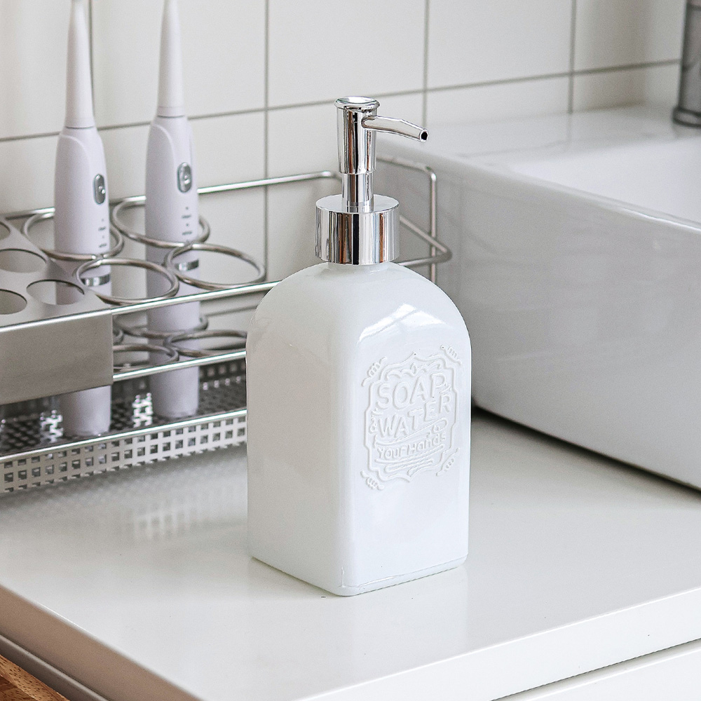 SOAP WATER 유리 주방세제 핸드워시 디스펜서 430ml