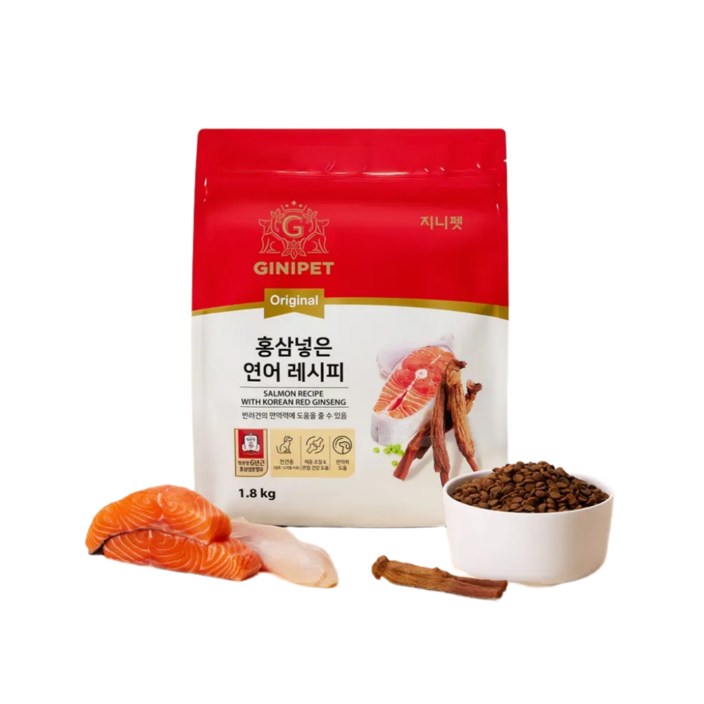 [정관장 지니펫] 오리지널 강아지 사료 연어 레시피 1.8kg