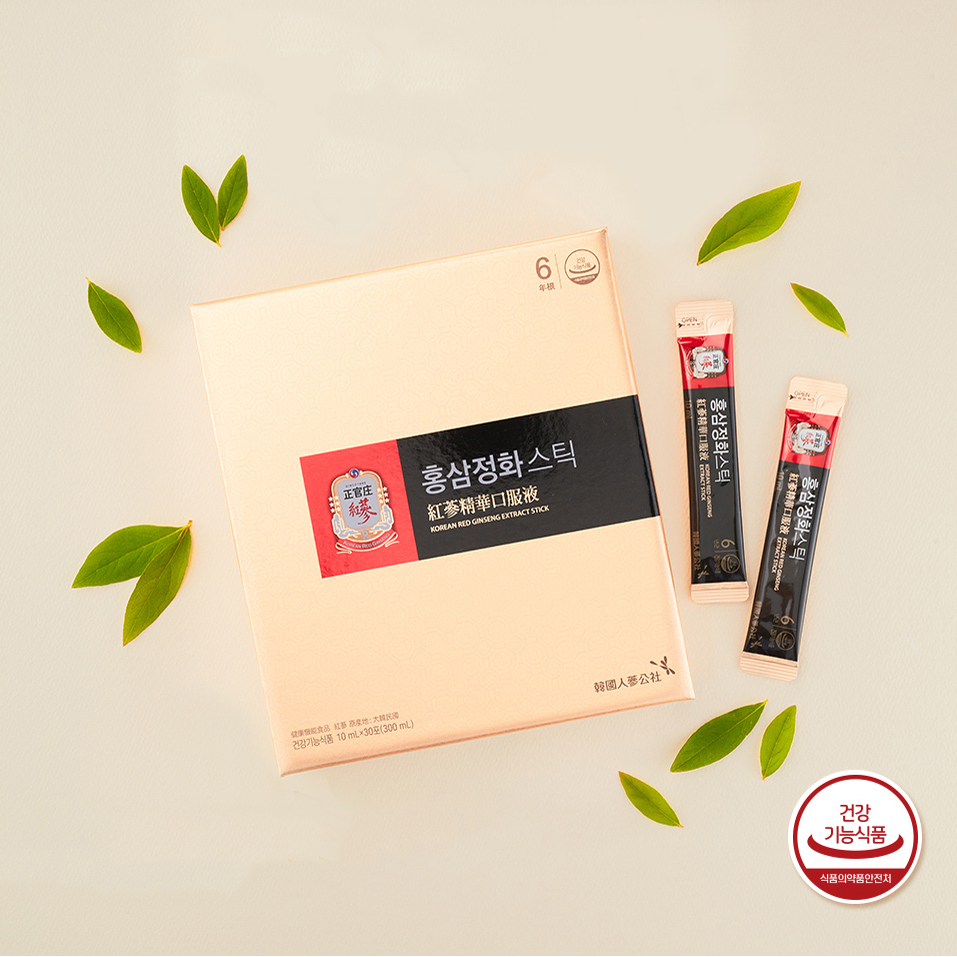 [정관장] 홍삼정화스틱 10ml x 30포 + 쇼핑백 포함