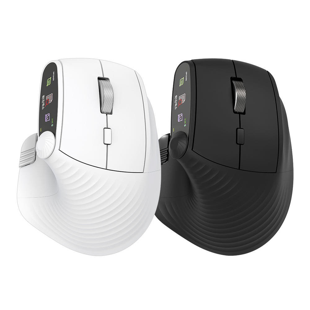 [로이체] 버티컬 마우스 무선 블루투스 스마트 다이얼 RX-860VD