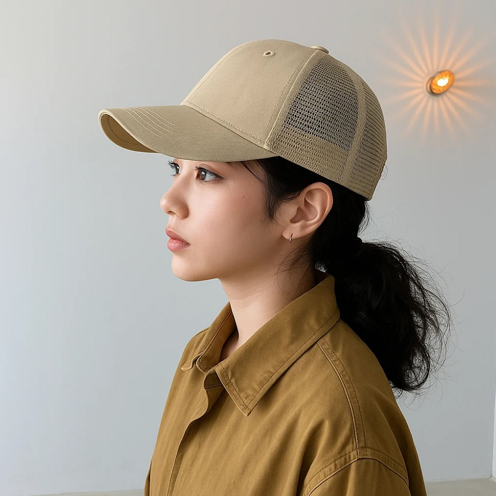 [벨로라] 데일리 베이직 대두 볼캡 모자 (메쉬 일반 중 선택) (1+1)