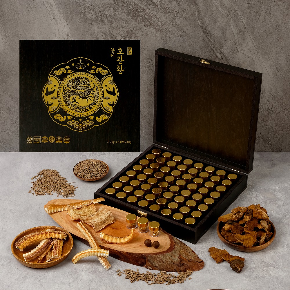 [훤우] 황제 호관환(3.75g×64환)(+나무목함 쇼핑백)